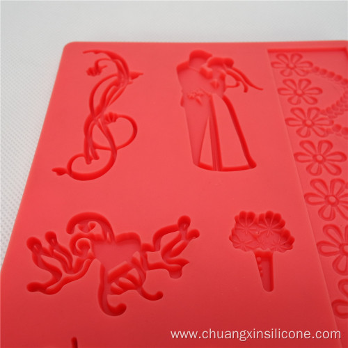 Cake Decoration Mould Wedding Set Design